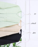 کت یقه گرد زنانه پروانه 1732 - Image 3