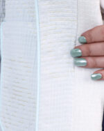 کت یقه گرد زنانه پروانه 1732 - Image 5