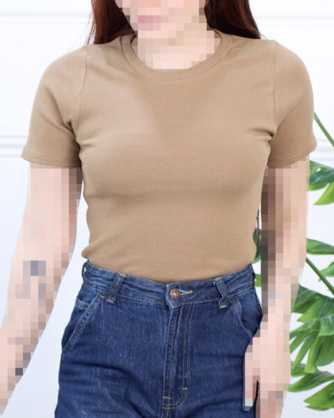 بادی ساده زنانه یقه گرد 1734