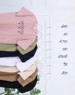 تیشرت یقه گرد چاپی طرح قلب 1737 - Image 3