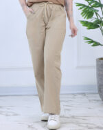 شلوار بگ لینن پنبه ای زنانه 1740 - Image 3