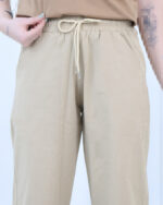 شلوار بگ لینن پنبه ای زنانه 1740 - Image 4