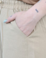 شلوار بگ لینن پنبه ای زنانه 1740 - Image 6