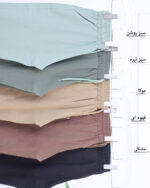 شلوار بگ لینن پنبه ای زنانه 1740 - Image 8