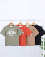 تی شرت یقه گرد آستین کوتاه چاپی بچه گانه 1744 - Image 2