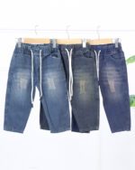 شلوار جین زاپ دار کمرکش بچه گانه 1746 - Image 2