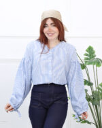 شومیز زنانه راه راه دایان 1751