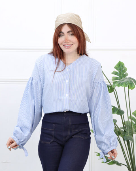 شومیز زنانه راه راه دایان 1751