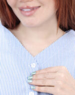 شومیز زنانه راه راه دایان 1751 - Image 8