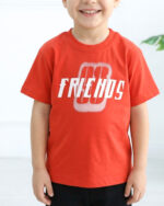 تی شرت یقه گرد آستین کوتاه چاپی بچه گانه 1744