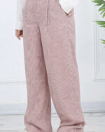 شلوار لینن راه راه 1727 - Image 2