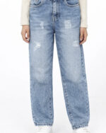 شلوار جین نیم بگ کمر کش بچه گانه 1728
