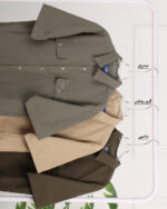 پیراهن کتان لینن  NORTH FACE دوجیب 1806 - Image 6