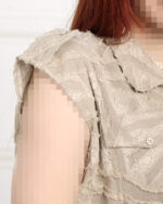 كراپ نيم تنه بغل چاكدار زنانه 1828 - Image 5