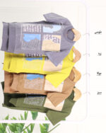 تیشرت یقه گرد طرح مربع 1834 - Image 7
