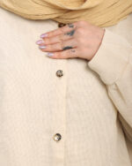 شومیز شانتون کنفی زنانه 1838 - Image 8