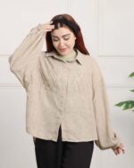 شومیز آستین چین دار خنک آیپوش