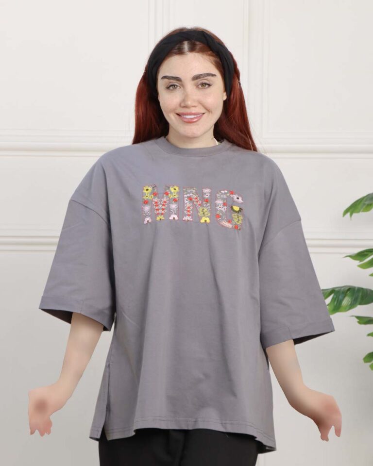 تیشرت گلدوزی زنانه آیپوش