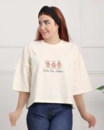 تیشرت باکسی زنانه تدی 1882 - Image 6