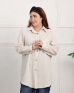 شومیز نخی ژاکارد زنانه 1883 - Image 6