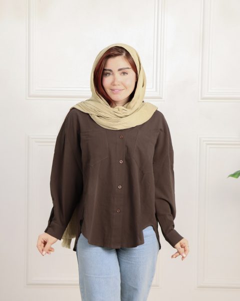 شومیز پایین هلال لینن زنانه 1986