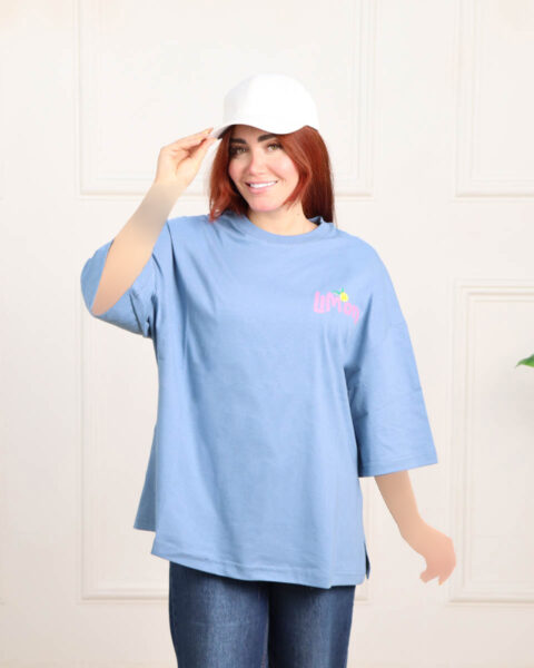 تیشرت لانگ  Lemon زنانه 2092