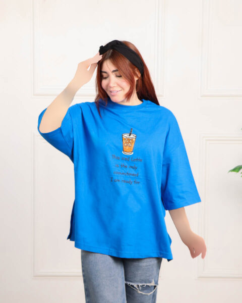 تیشرت لانگ ICE LATTE زنانه 2098