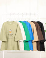 تیشرت لانگ ICE LATTE زنانه 2098 - Image 6