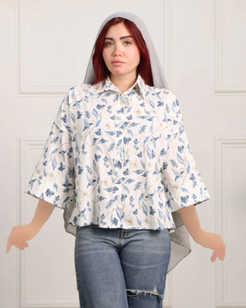 شومیز طرح دار زنانه 2102